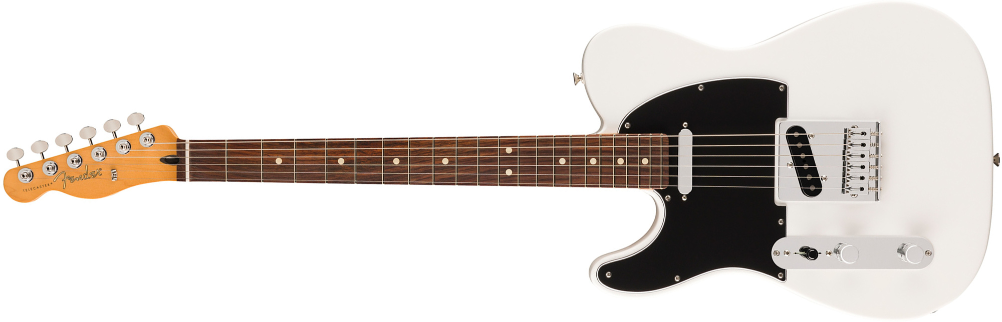 Fender Tele Player Ii Lh Mex Aulne Gaucher 2s Ht Rw - Polar White - Guitarra eléctrica con forma de tel - Main picture