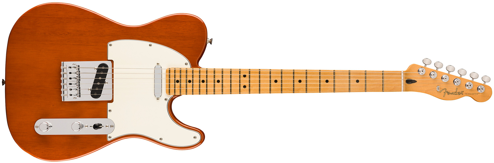 Fender Tele Player Ii Mex Acajou 2s Ht Mn - Mocha - Guitarra eléctrica con forma de tel - Main picture