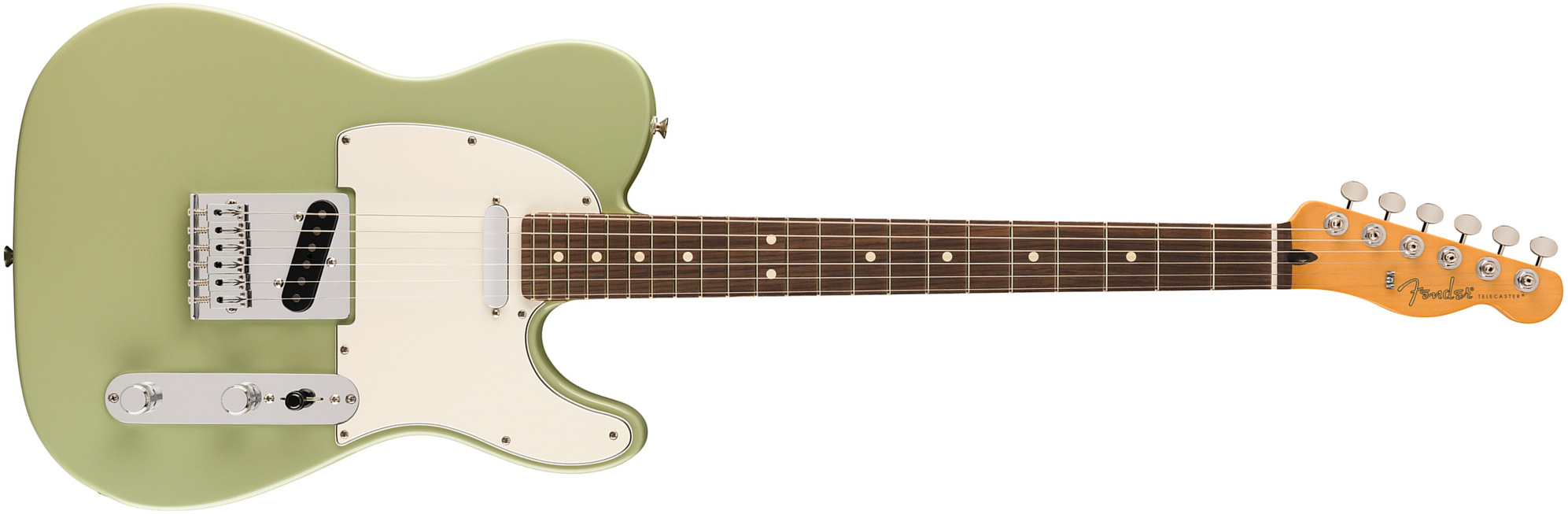 Fender Tele Player Ii Mex Aulne 2s Ht Rw - Birch Green - Guitarra eléctrica con forma de tel - Main picture