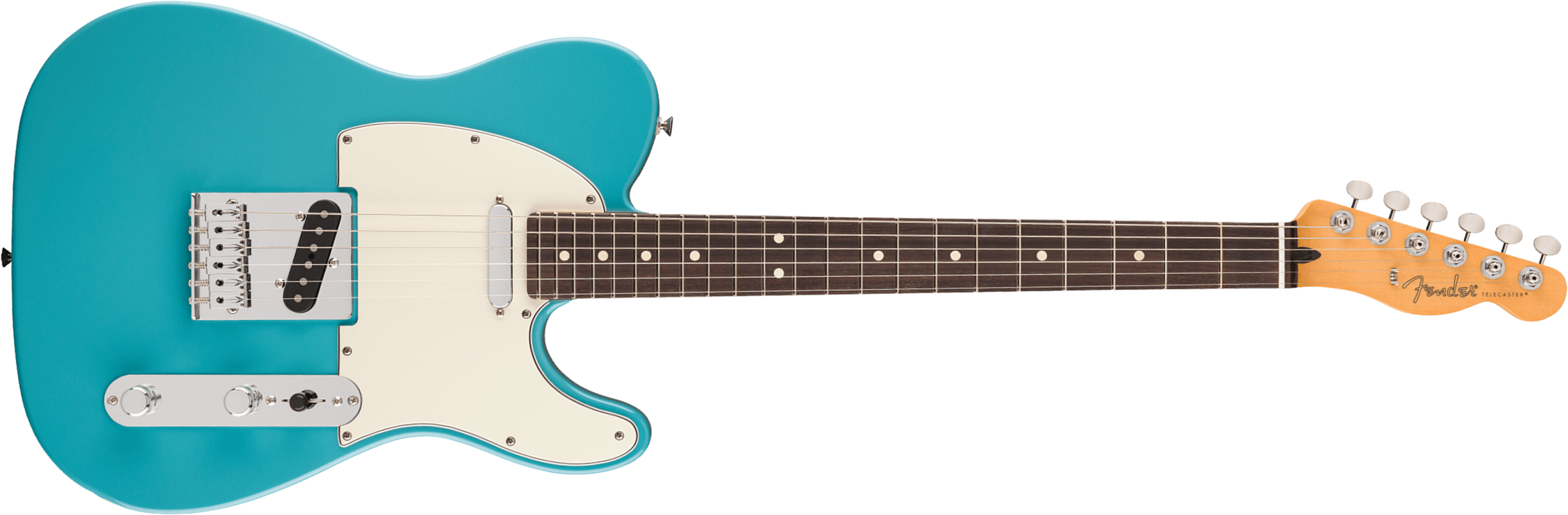 Fender Tele Player Ii Mex Aulne 2s Ht Rw - Aquatone Blue - Guitarra eléctrica con forma de tel - Main picture