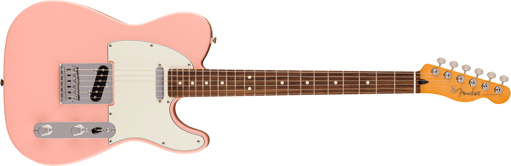 Fender Tele Player Ii Mex Ltd 2s Ht Rw - Shell Pink - Guitarra eléctrica con forma de tel - Main picture