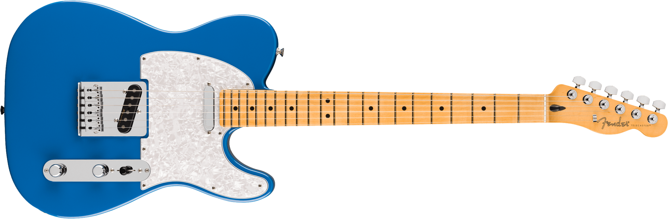 Fender Tele Player Ii Modified Mex 2s Ht Mn - Electric Blue - Guitarra eléctrica con forma de tel - Main picture