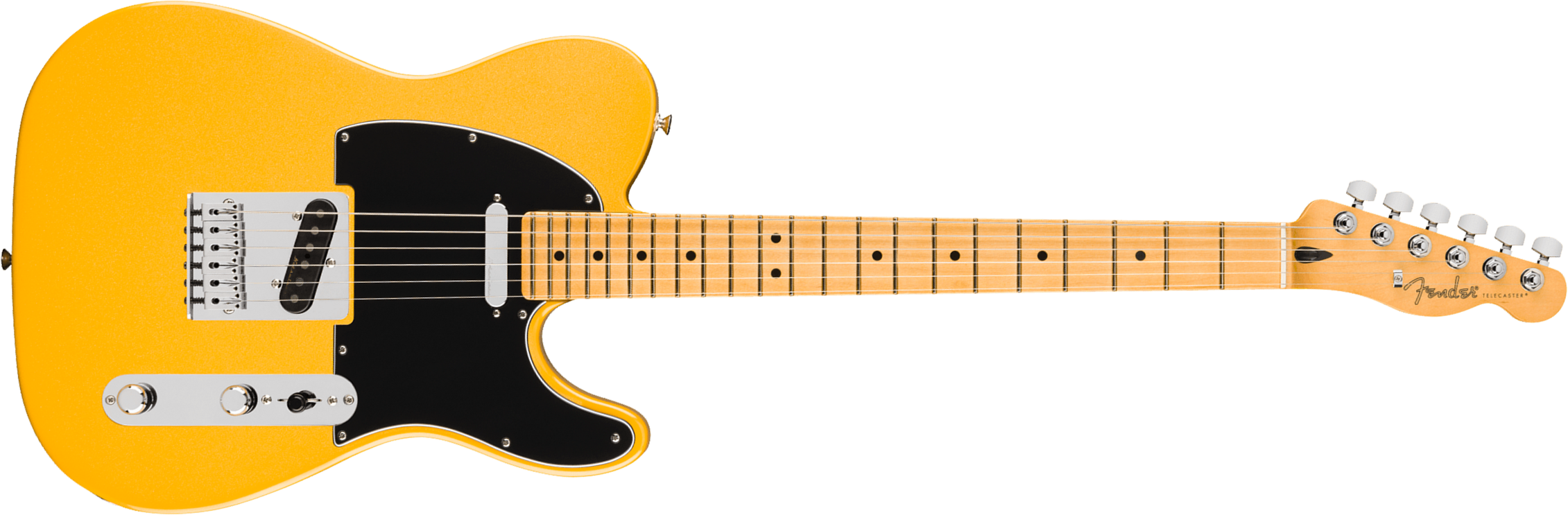 Fender Tele Player Ii Modified Mex 2s Ht Mn - Sunshine Yellow - Guitarra eléctrica con forma de tel - Main picture