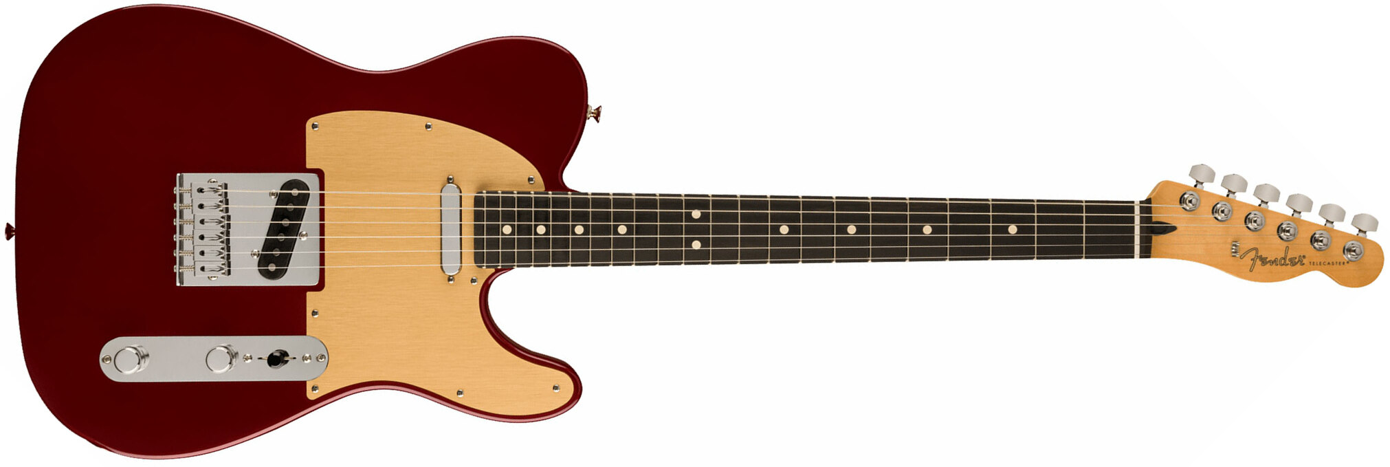 Fender Tele Player Ltd Mex 2s Pure Vintage Ht Eb - Oxblood - Guitarra eléctrica con forma de tel - Main picture