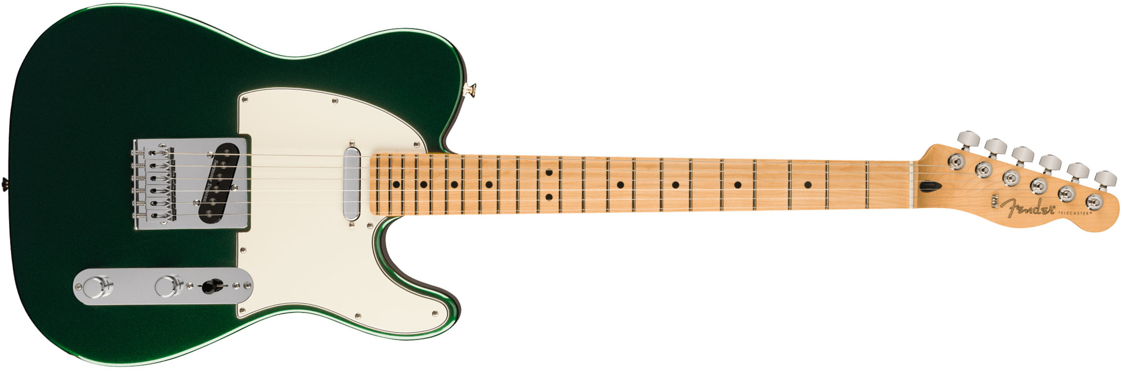 Fender Tele Player Ltd Mex 2s Seymour Duncan Mn - British Racing Green - Guitarra eléctrica con forma de tel - Main picture
