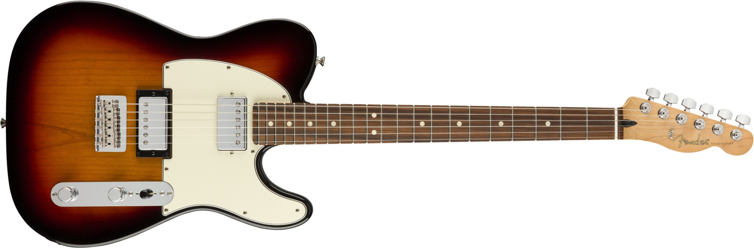 Fender Tele Player Mex Hh Pf - 3-color Sunburst - Guitarra eléctrica con forma de tel - Main picture
