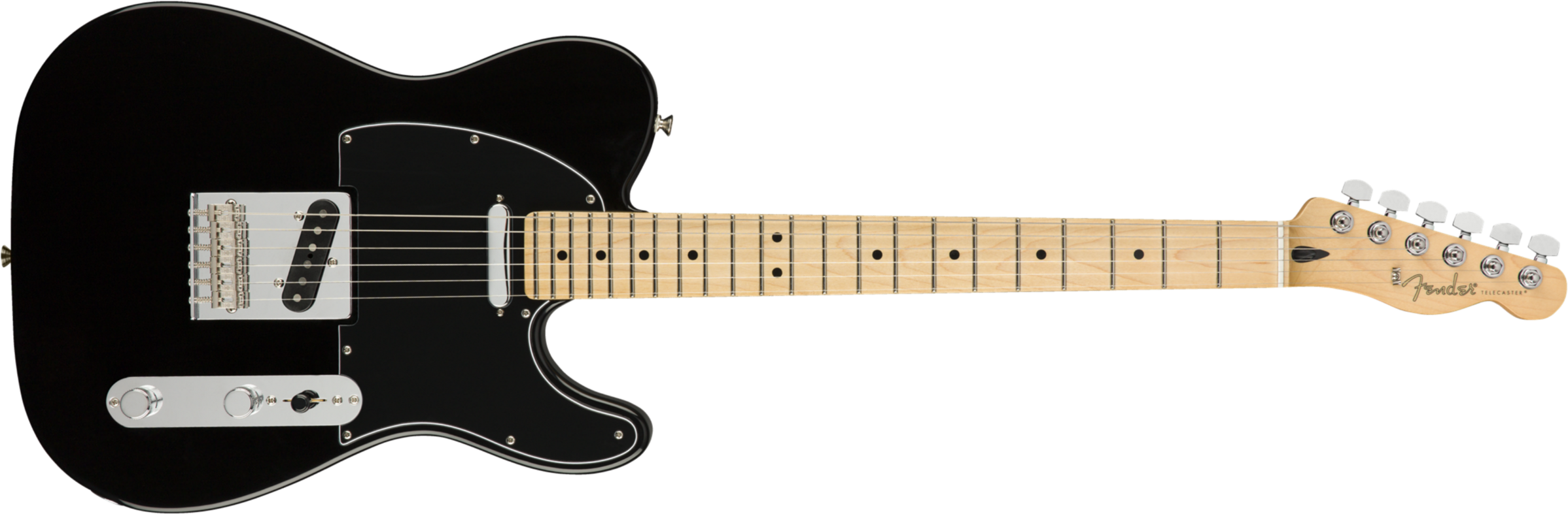 Fender Tele Player Mex Mn - Black - Guitarra eléctrica con forma de tel - Main picture