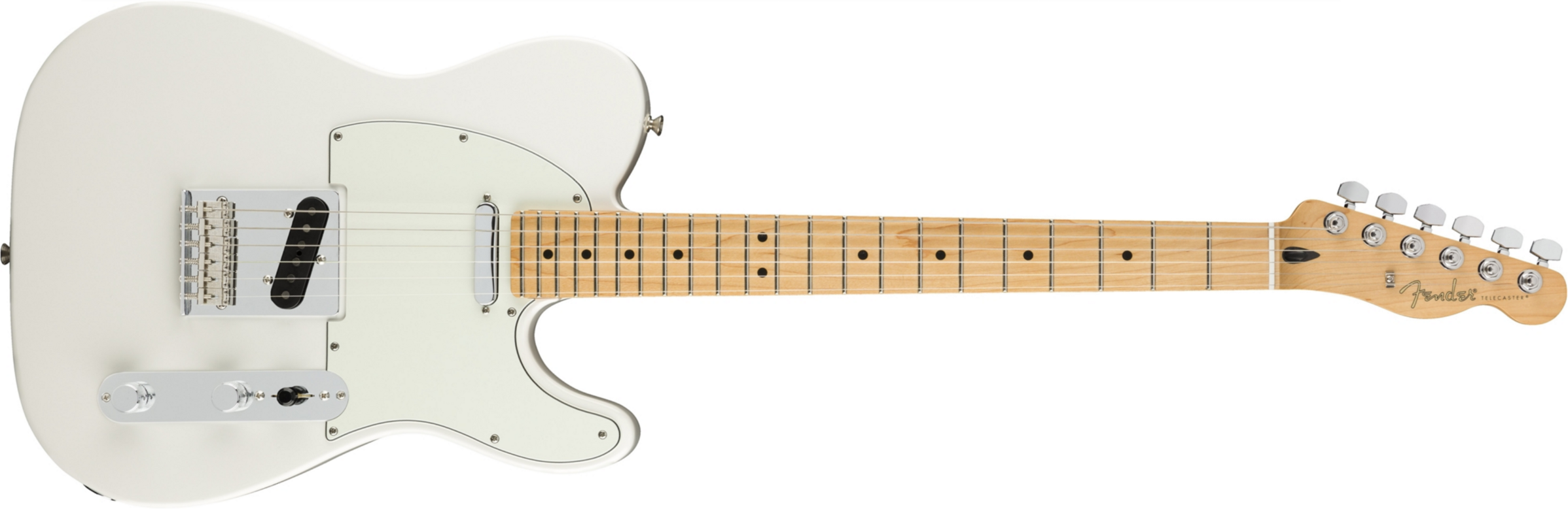 Fender Tele Player Mex Mn - Polar White - Guitarra eléctrica con forma de tel - Main picture