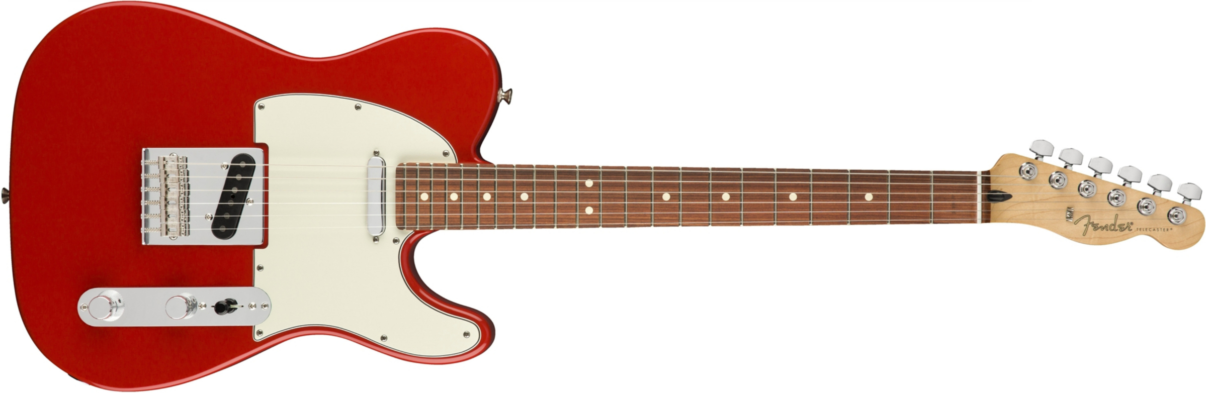 Fender Tele Player Mex Ss Pf - Sonic Red - Guitarra eléctrica con forma de tel - Main picture