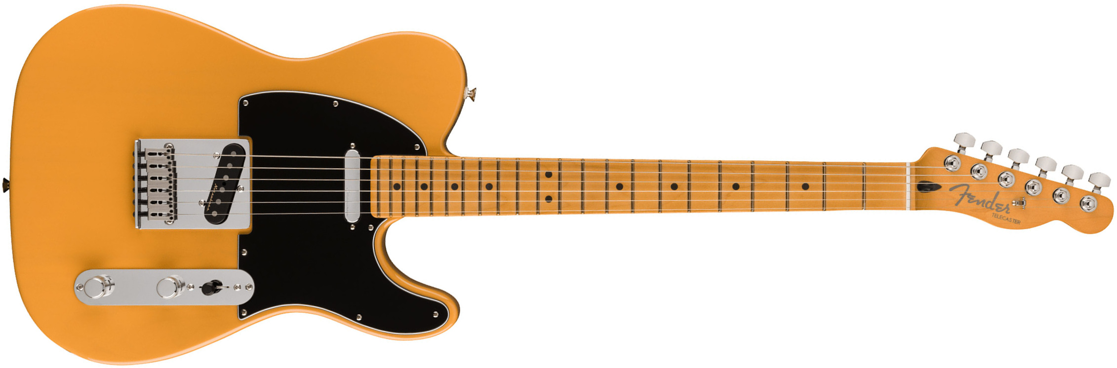 Fender Tele Player Plus Mex 2023 2s Ht Mn - Butterscotch Blonde - Guitarra eléctrica con forma de tel - Main picture