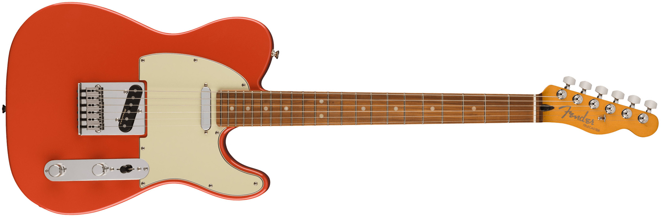 Fender Tele Player Plus Mex 2023 2s Ht Pf - Fiesta Red - Guitarra eléctrica con forma de tel - Main picture