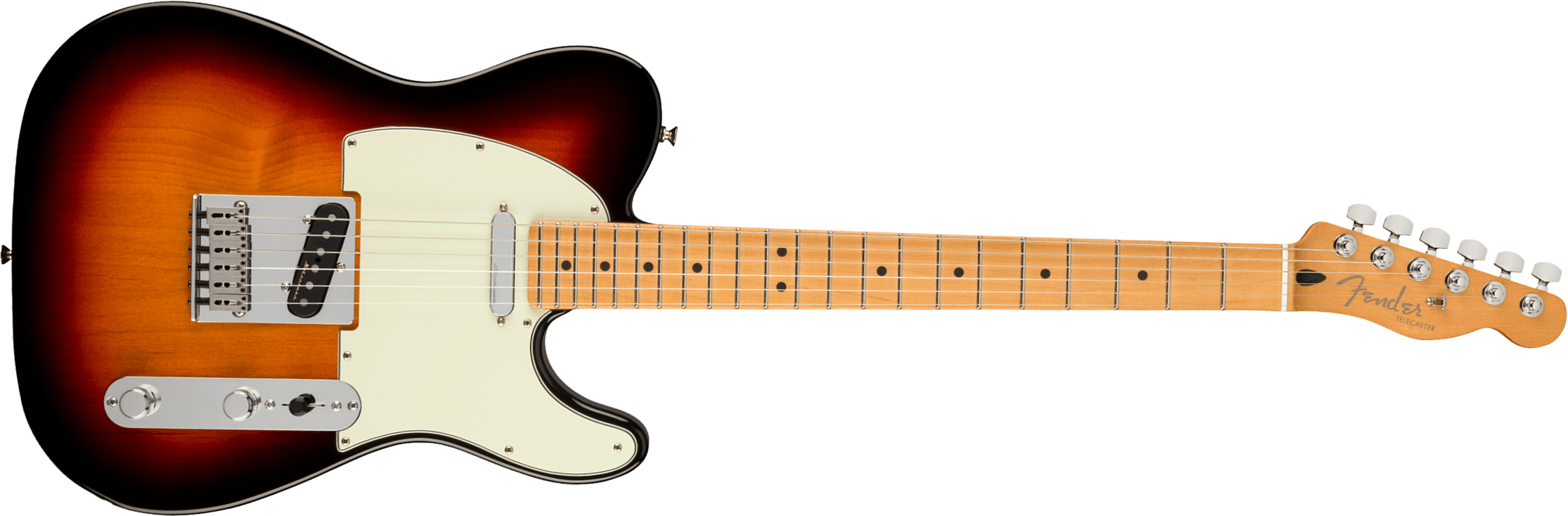 Fender Tele Player Plus Mex 2s Ht Mn - 3-color Sunburst - Guitarra eléctrica con forma de tel - Main picture