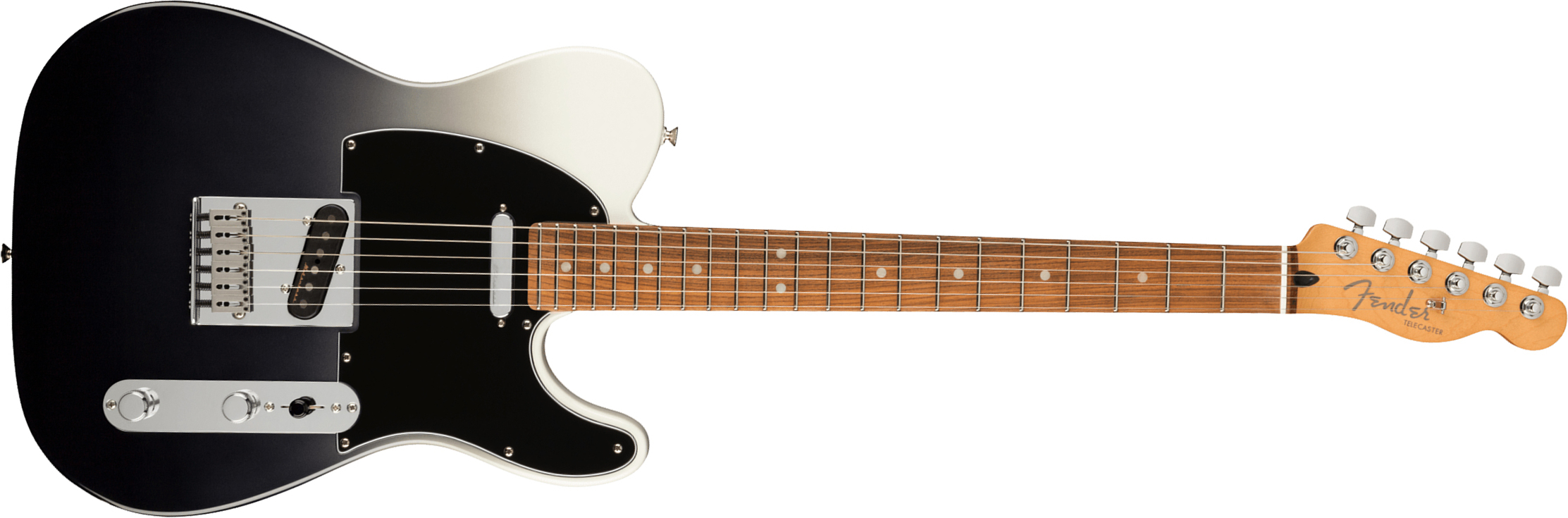 Fender Tele Player Plus Mex 2s Ht Pf - Silver Smoke - Guitarra eléctrica con forma de tel - Main picture