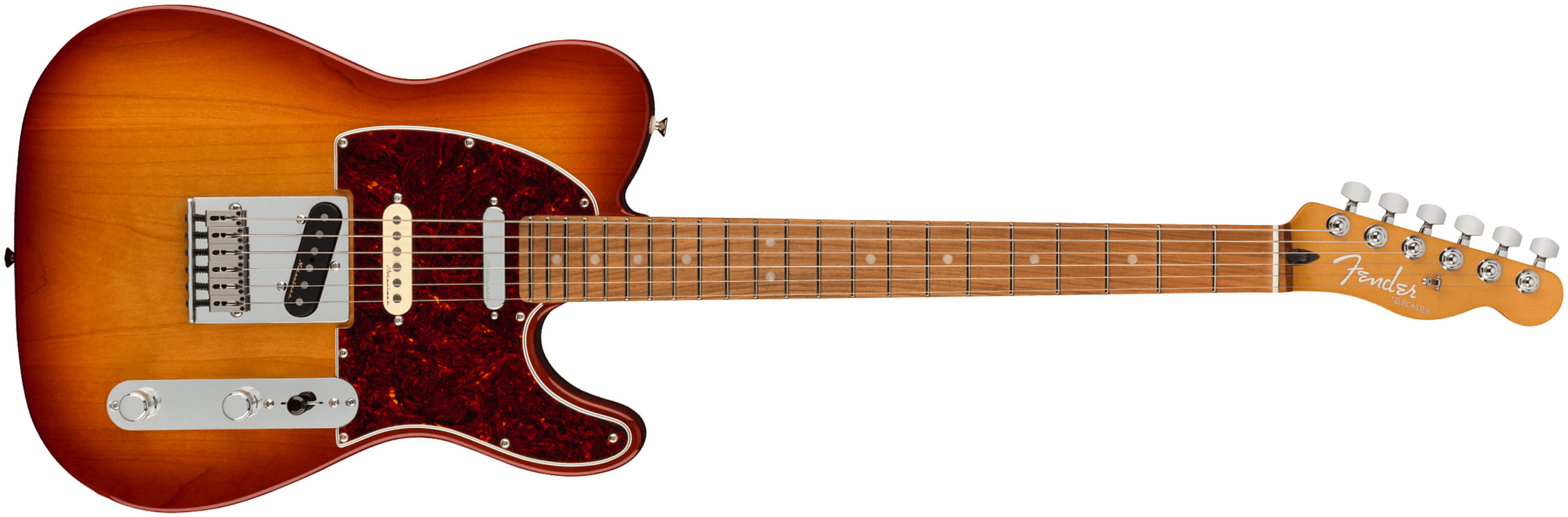 Fender Tele Player Plus Nashville Mex 2023 2s Ht Pf - Sienna Sunburst - Guitarra eléctrica con forma de tel - Main picture