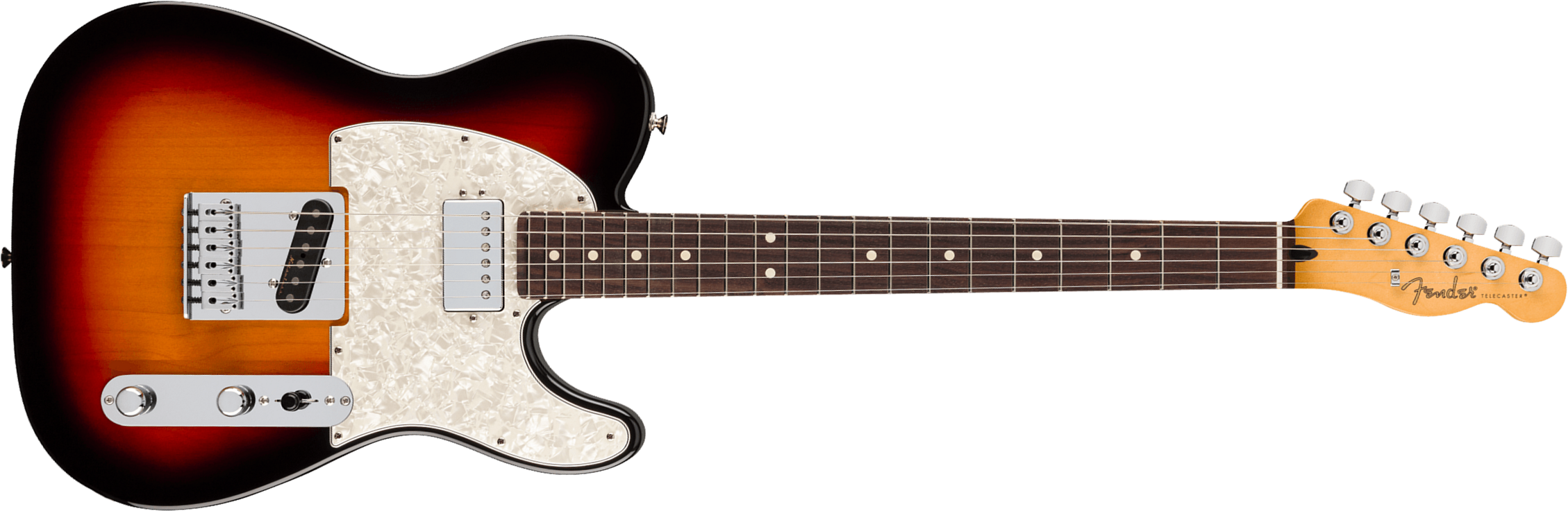 Fender Tele Sh Player Ii Modified Mex 2s Ht Rw - 3-color Sunburst - Guitarra eléctrica con forma de tel - Main picture