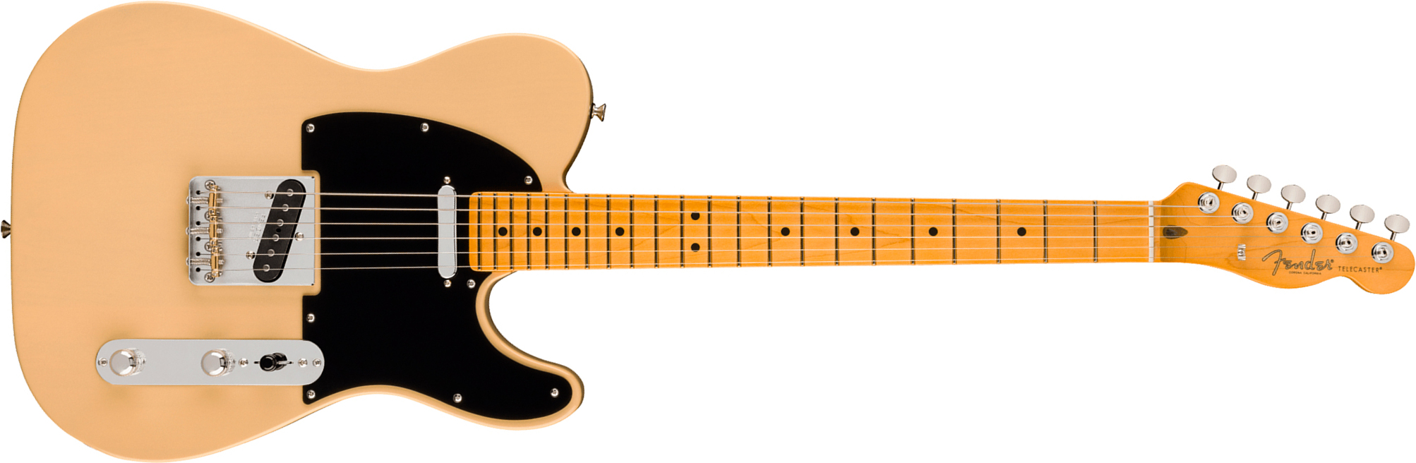 Fender Tele Silent System American Pro. Classic Ltd Usa 2s Ht Mn - Vintage Blonde - Guitarra eléctrica con forma de tel - Main picture