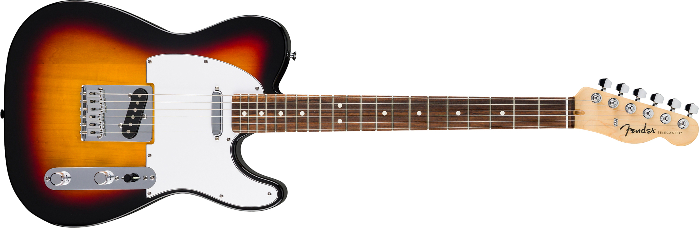 Fender Tele Standard Mex 2s Ht Lau - 3-color Sunburst - Guitarra eléctrica con forma de tel - Main picture