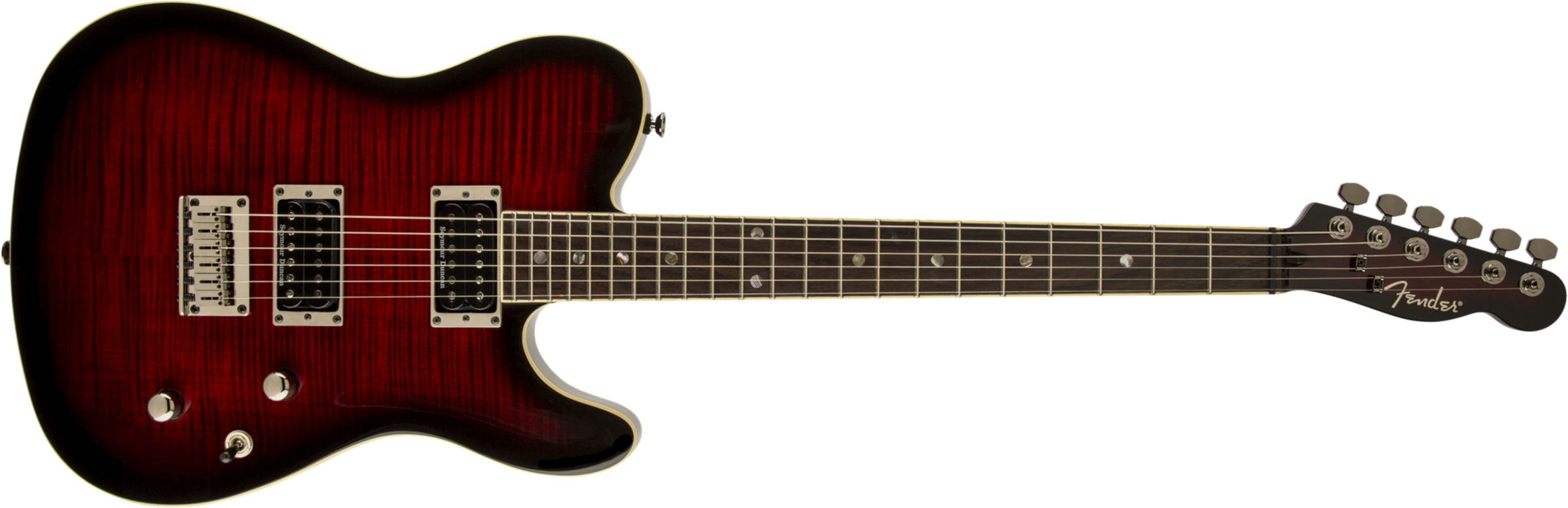 Fender Telecaster Korean Special Edition Custom Fmt (lau) - Black Cherry Burst - Guitarra eléctrica con forma de tel - Main picture