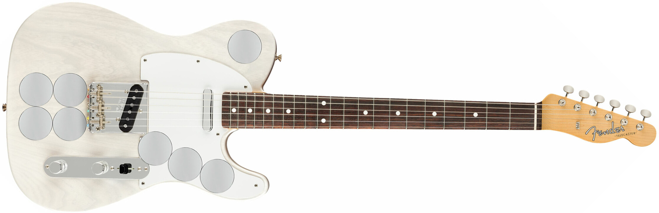 Fender Telecaster Mirror Jimmy Page Us Rw - White Blonde - Guitarra eléctrica con forma de tel - Main picture