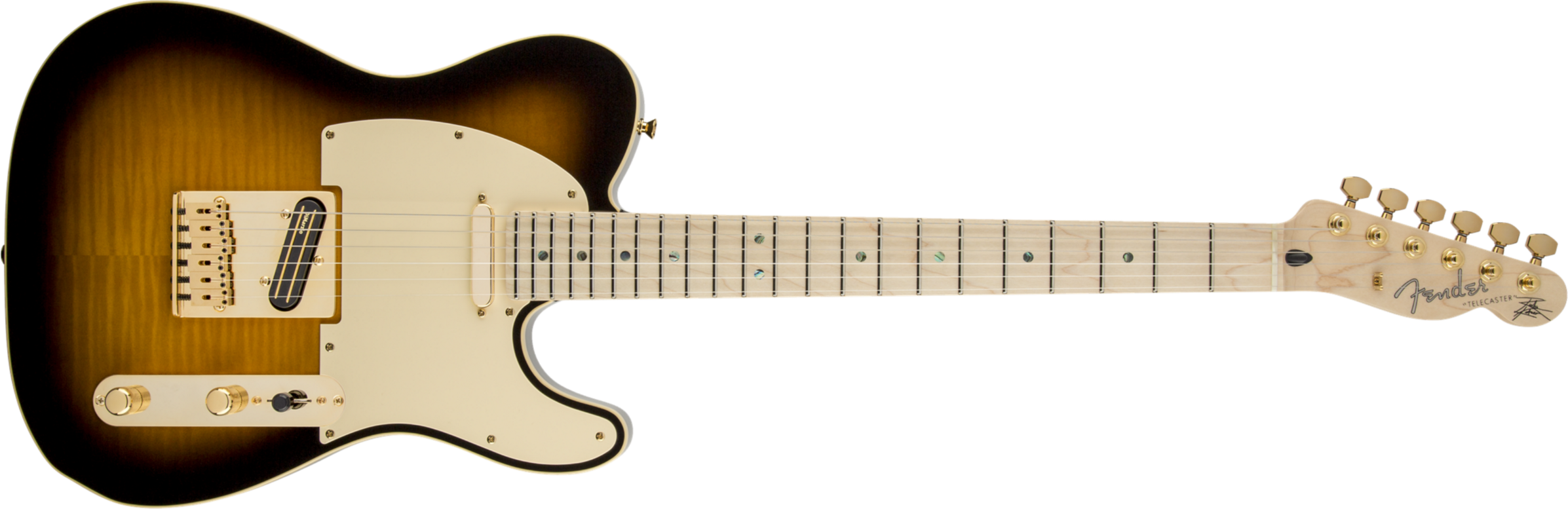 Fender Telecaster Richie Kotzen (jap, Mn) - Brown Sunburst - Guitarra eléctrica con forma de tel - Main picture