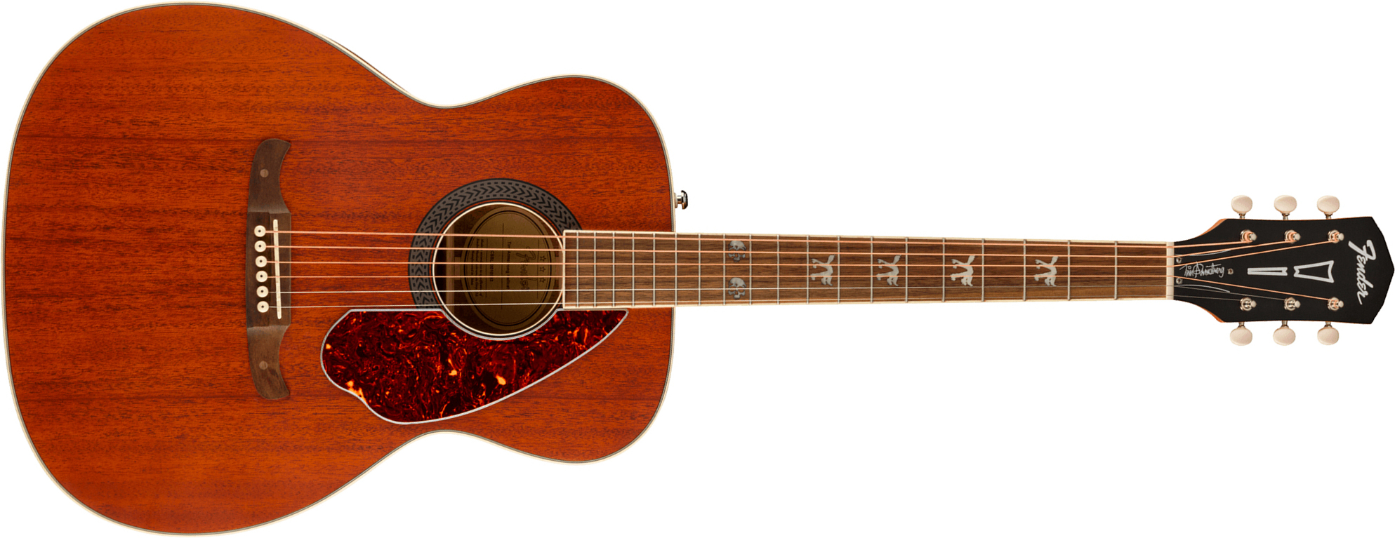 Fender Tim Armstrong Hellcat Concert Epicea Acajou Wal - Natural Satin - Guitarra folk - Main picture