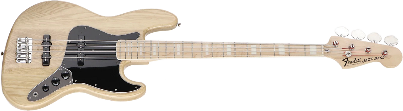Fender Traditional Ii 70s Jap 2s Trem Mn - Natural - Bajo eléctrico de cuerpo sólido - Main picture
