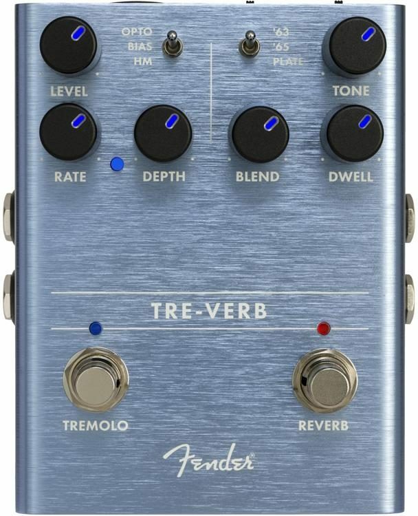 Fender Tre-verb Digital Reverb/tremolo - Pedal de reverb / delay / eco - Main picture