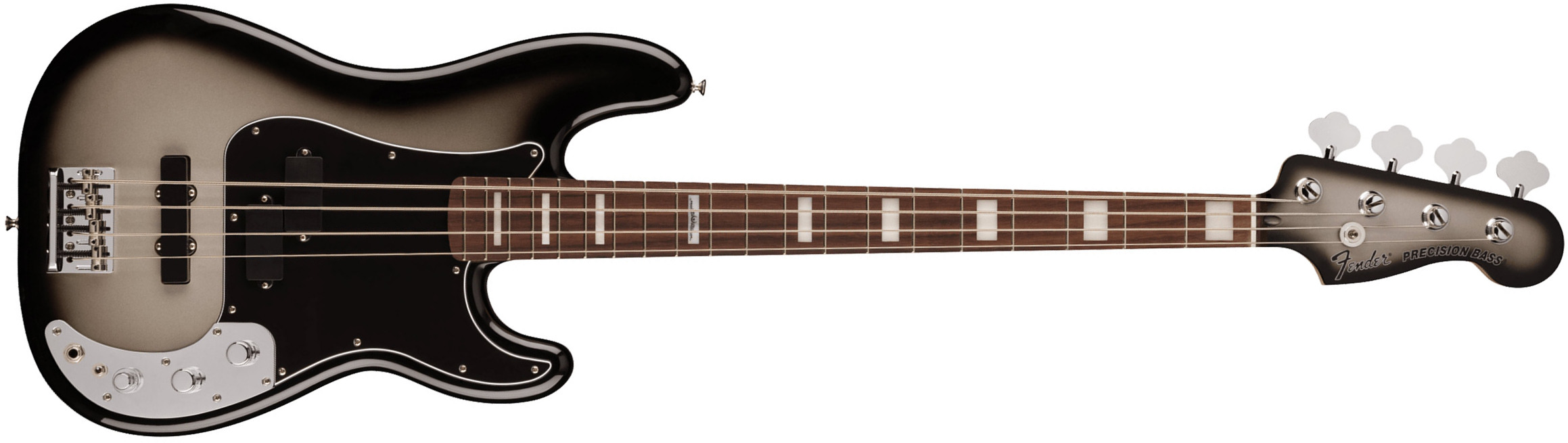 Fender Troy Sanders Precision Bass Signature Active Rw - Silverburst - Bajo eléctrico de cuerpo sólido - Main picture