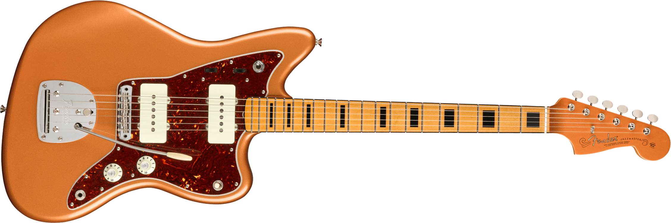 Fender Troy Van Leeuwen Jazzmaster Signature Mex Mn - Copper Age - Guitarra electrica retro rock - Main picture