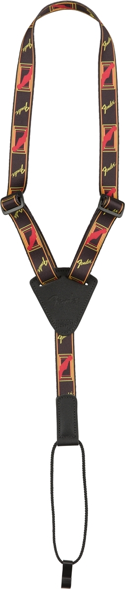 Fender Ukulele Strap Black / Yellow / Red - Accesorios para Otros instrumentos de cuerda - Main picture
