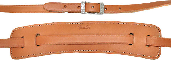 Fender Vintage Deluxe Leather Strap Natural - Correa - Main picture