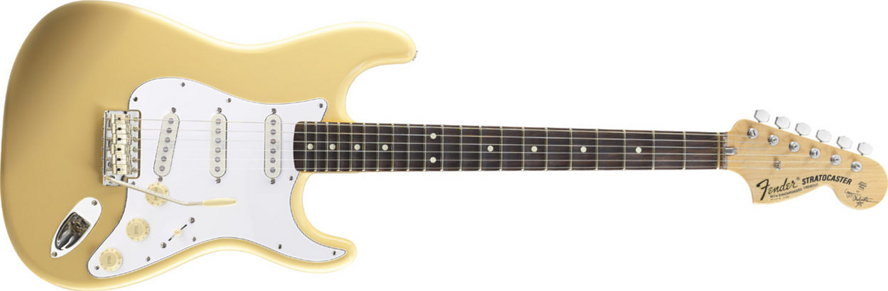 Fender Yngwie Malsteen Strat Artist Usa Signature Rw - Vintage White - Guitarra eléctrica con forma de str. - Main picture