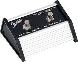 Pedalera para amplificador Fender 2-Button Contemporary Footswitch Effects On-Off (MIC-INST Channels)