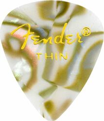 Púas Fender 351 Shape Premium Thin Abalone