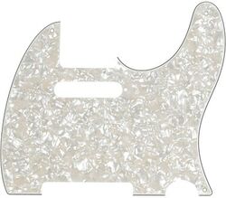 Golpeador Fender 8-Hole Mount Multi-Ply Telecaster Pickguards - Aged Pearl White