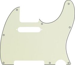 Golpeador Fender 8-Hole Mount Multi-Ply Telecaster Pickguards - Mint Green