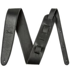 Correa Fender Artisan Crafted Leather Straps 2.5inc. - Black