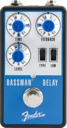 Pedal de reverb / delay / eco Fender Bassman Delay