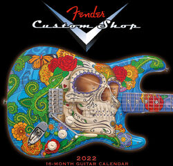 Calendario Fender 2022 Custom Shop Wall Calendar