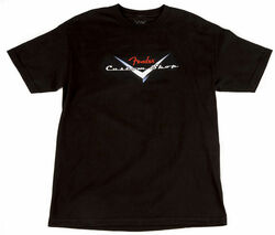 Camiseta Fender Custom Shop Original Logo Black - XL
