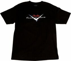 Camiseta Fender Custom Shop Original Logo Black - M