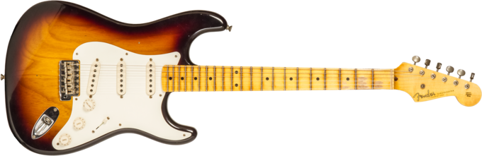 Fender Custom Shop 1955 Stratocaster #R130058 - Journeyman relic 2-color sunburst