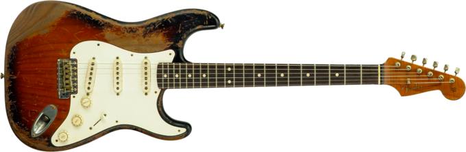 Fender Custom Shop Late 1959 Stratocaster Masterbuilt Austin MacNutt #R147577 - Heavy relic 2-color sunburst