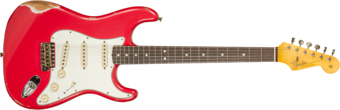Fender Custom Shop Late  1964 Stratocaster #CZ575557 - Relic aged fiesta red