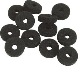 Patinator para bloqueos de correa Fender 12 Felt Washers black