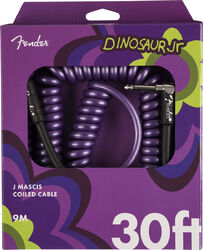 J Mascis Coiled Instrument Cable 30ft - Purple