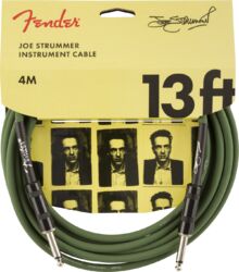 Joe Strummer Pro Instrument Cable 13ft - Drab Green