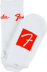 Camiseta Fender Logo Stompsock, Large - White - L