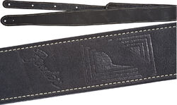 Correa Fender Monogram Leather Strap - Black