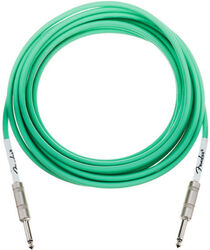 Cable Fender Original Instrument Cable, Straight/Straight, 18.6ft - Surf Green